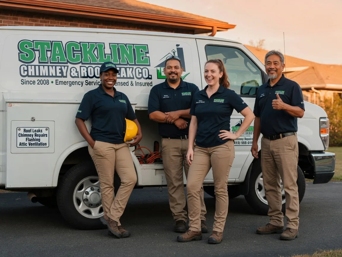 Chimney flashing repair company in Milton, KS